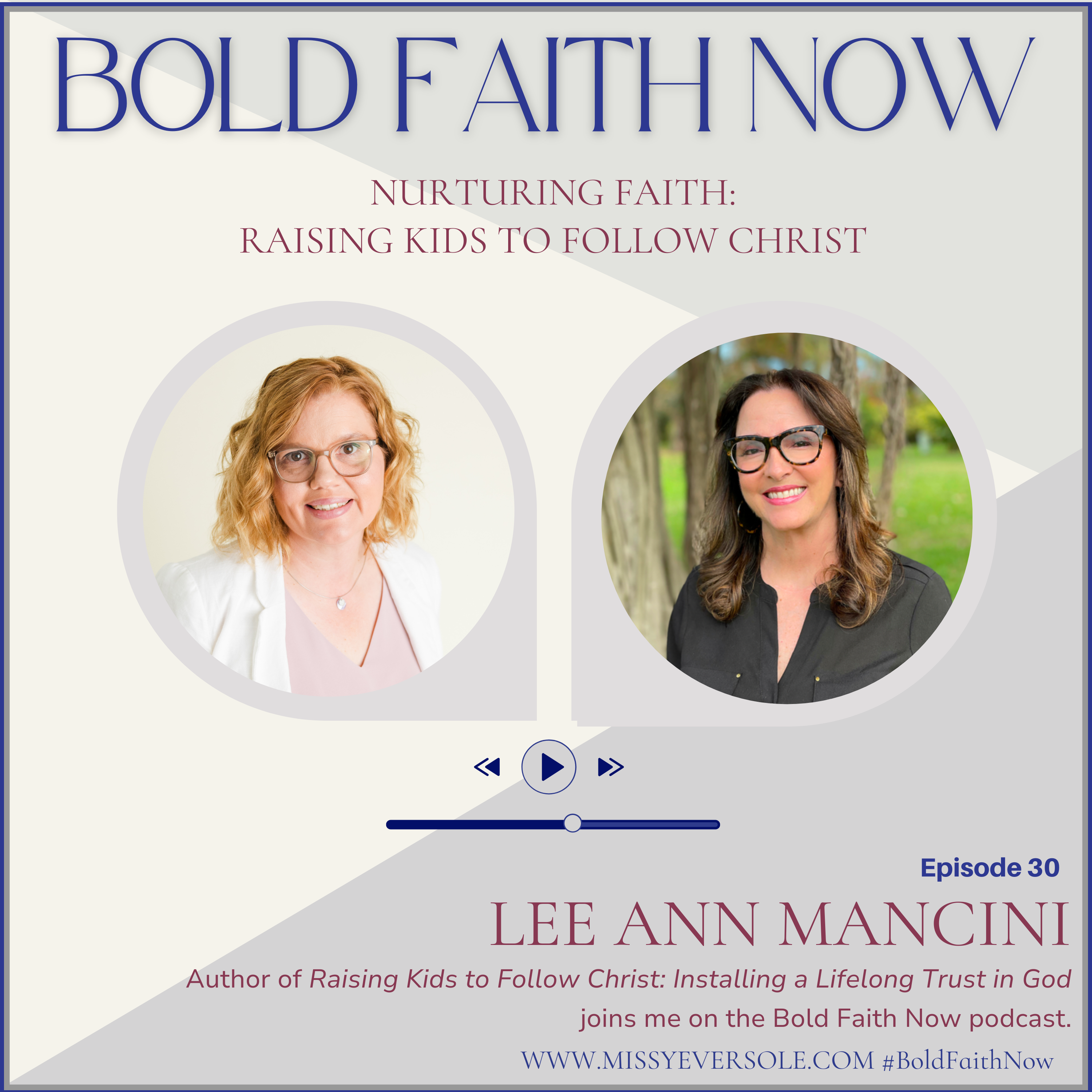 30 &#8211; Nurturing Faith: Raising Kids to Follow Christ with Lee Ann Mancini